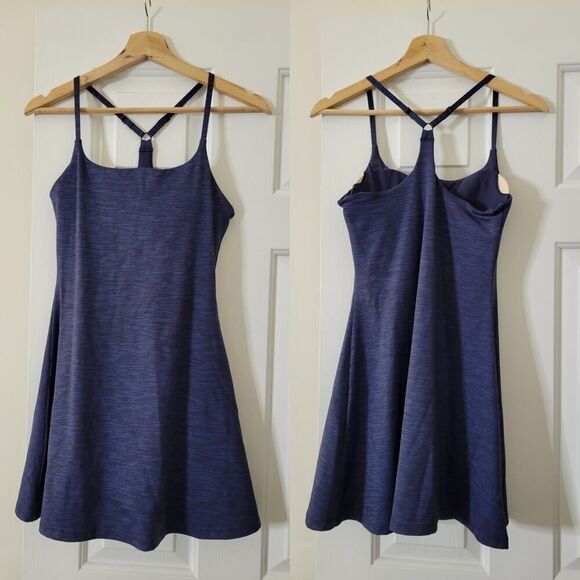 Outdoor voices the exercise dress Navy print S - Picture 1 of 6